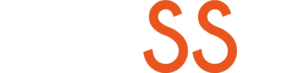 AOSSA Global - logo blanco y naranja